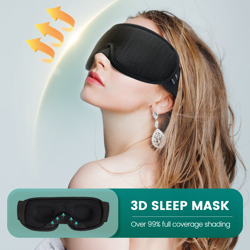 Masque de Nuit 3D Respirant Type A — 5 Coloris