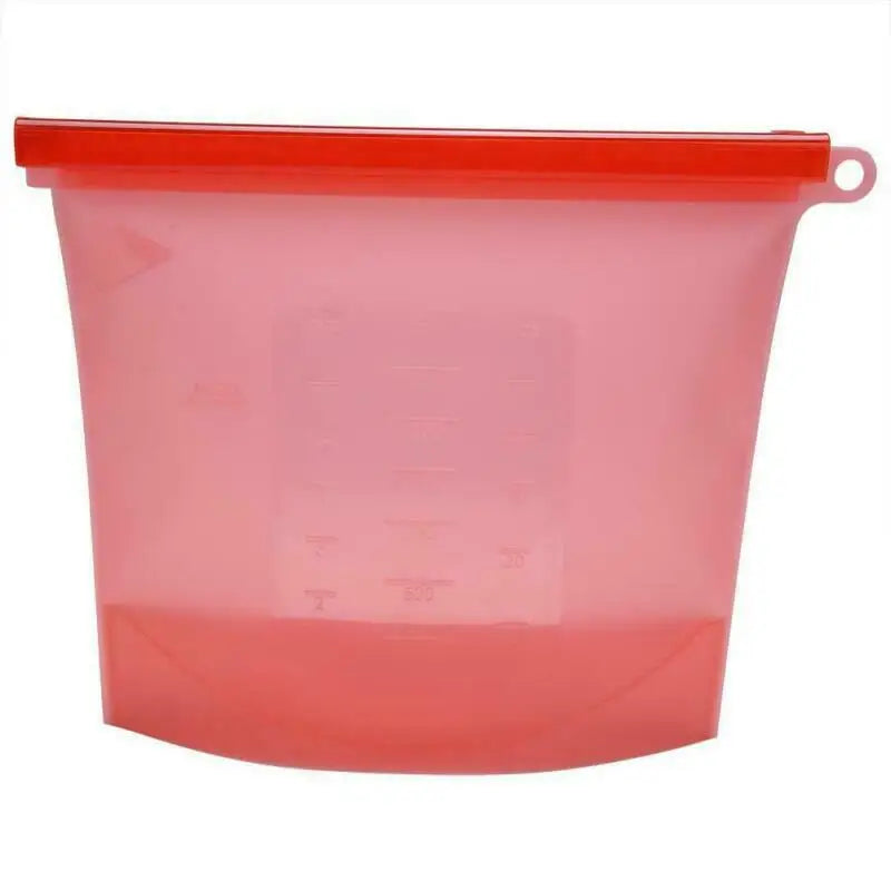 Sac Conservation Silicone 1000ml — Hermétique Réutilisable