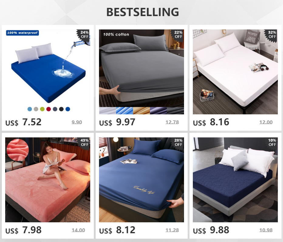 Protège-Matelas 6 Faces Fermeture Éclair — Anti-Acariens