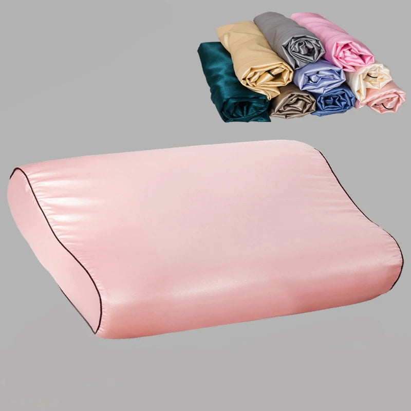 Taie d'Oreiller Satin Doux Anti-Frisottis — 10 Coloris