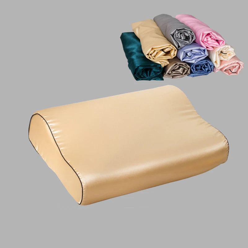Taie d'Oreiller Satin Doux Anti-Frisottis — 10 Coloris