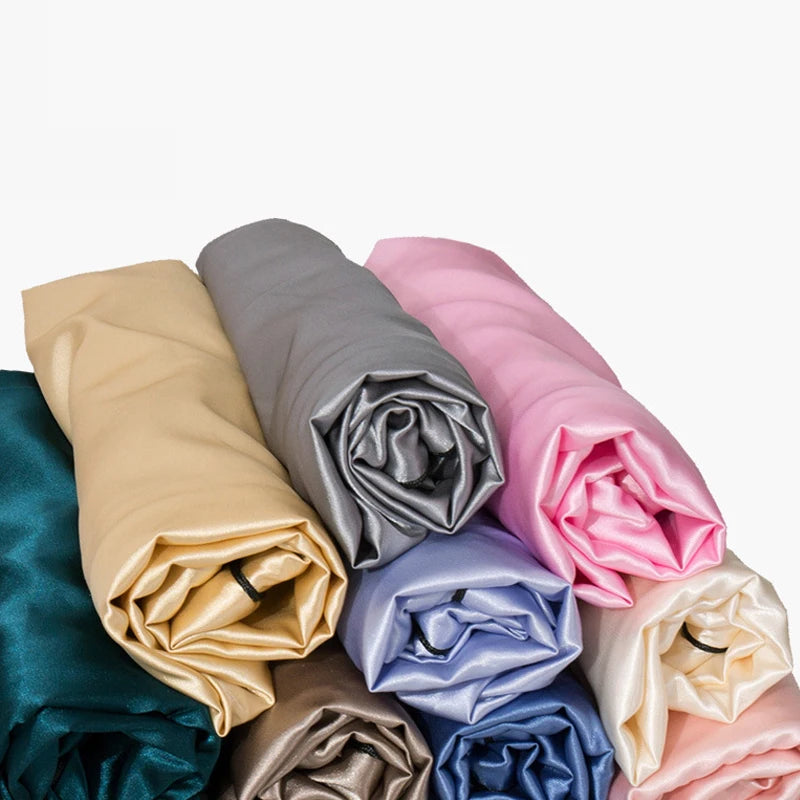 Taie d'Oreiller Satin Doux Anti-Frisottis — 10 Coloris
