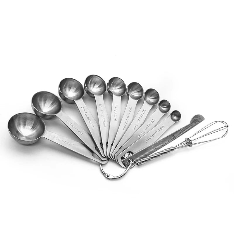 Cuillères Doseuses Inox Pro — Set Mesure Cuisine & Pâtisserie