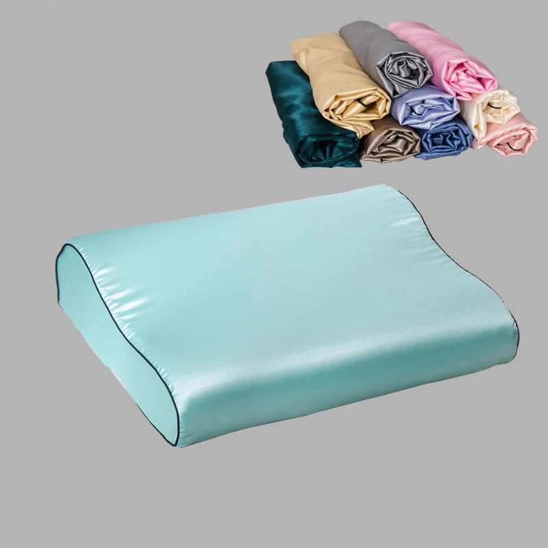 Taie d'Oreiller Satin Doux Anti-Frisottis — 10 Coloris