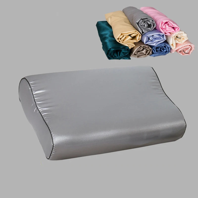 Taie d'Oreiller Satin Doux Anti-Frisottis — 10 Coloris