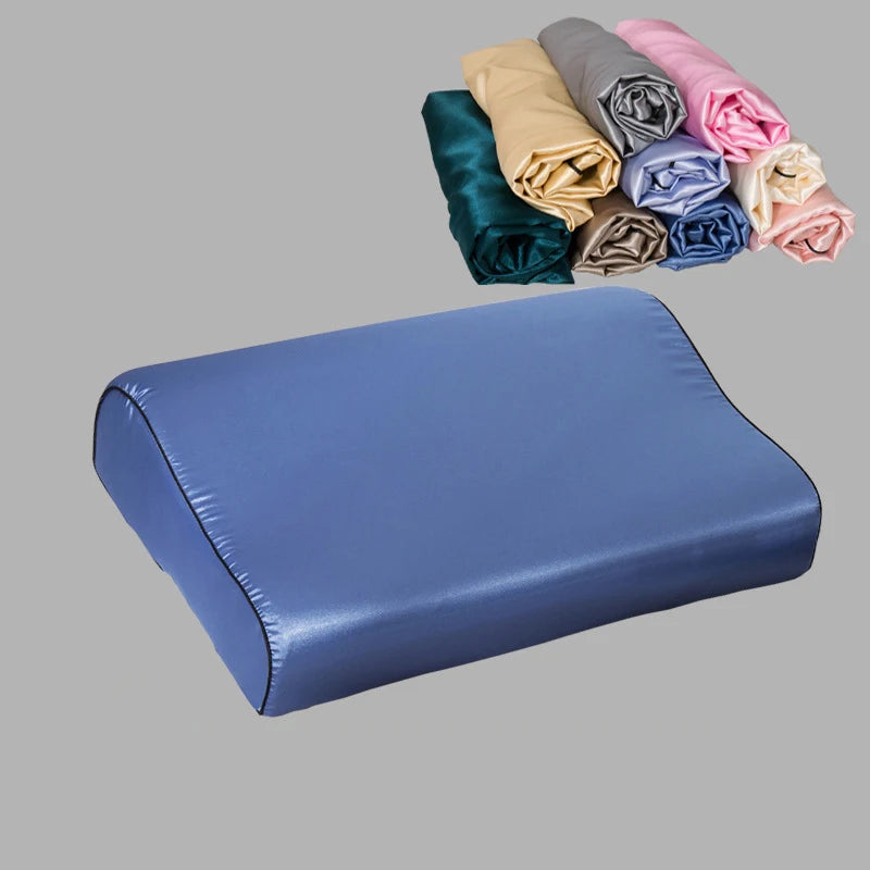 Taie d'Oreiller Satin Doux Anti-Frisottis — 10 Coloris