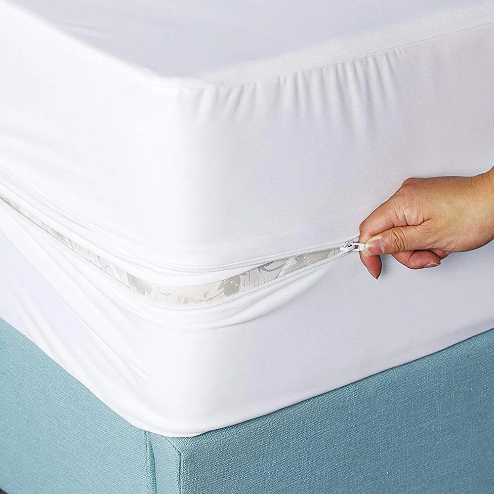 Protège-Matelas 6 Faces Fermeture Éclair — Anti-Acariens