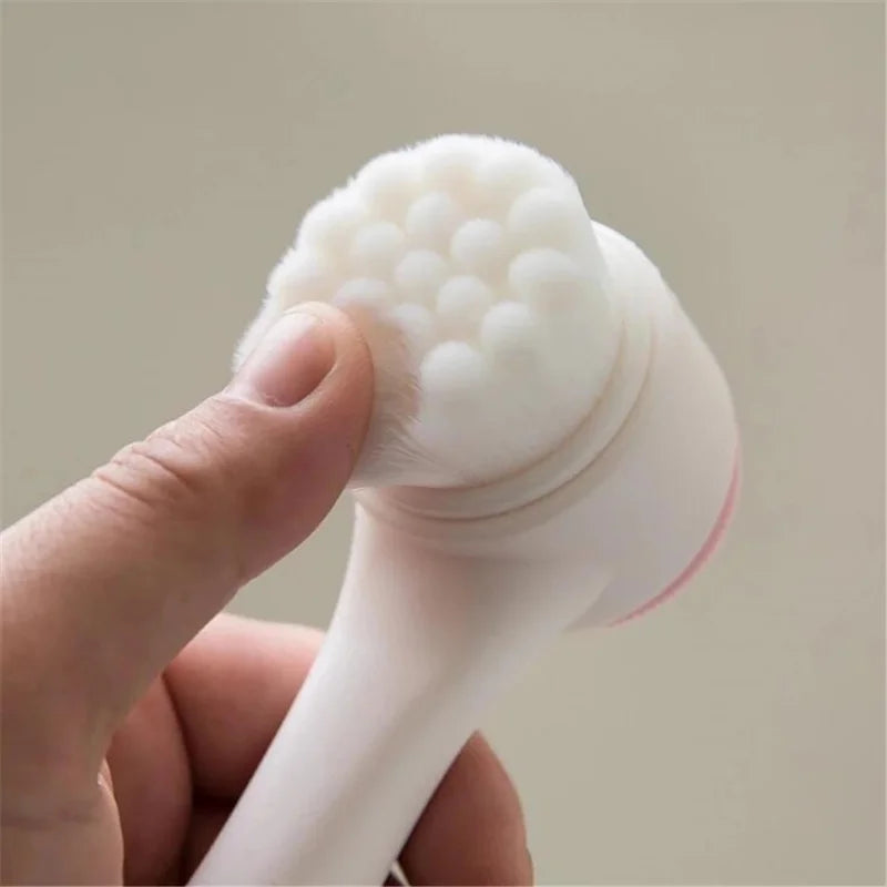 Brosse Nettoyante Visage Silicone — Double Face, Exfoliante