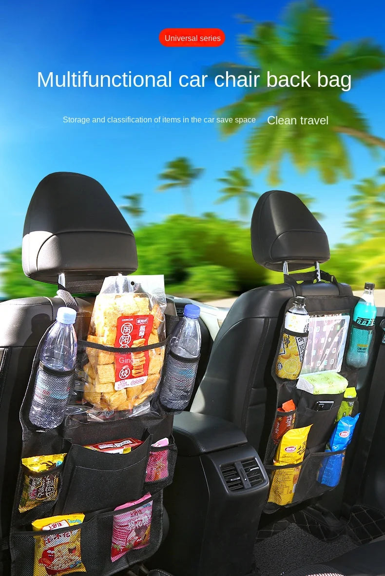 Organisateur Siège Arrière Voiture Multi-poches Tablette