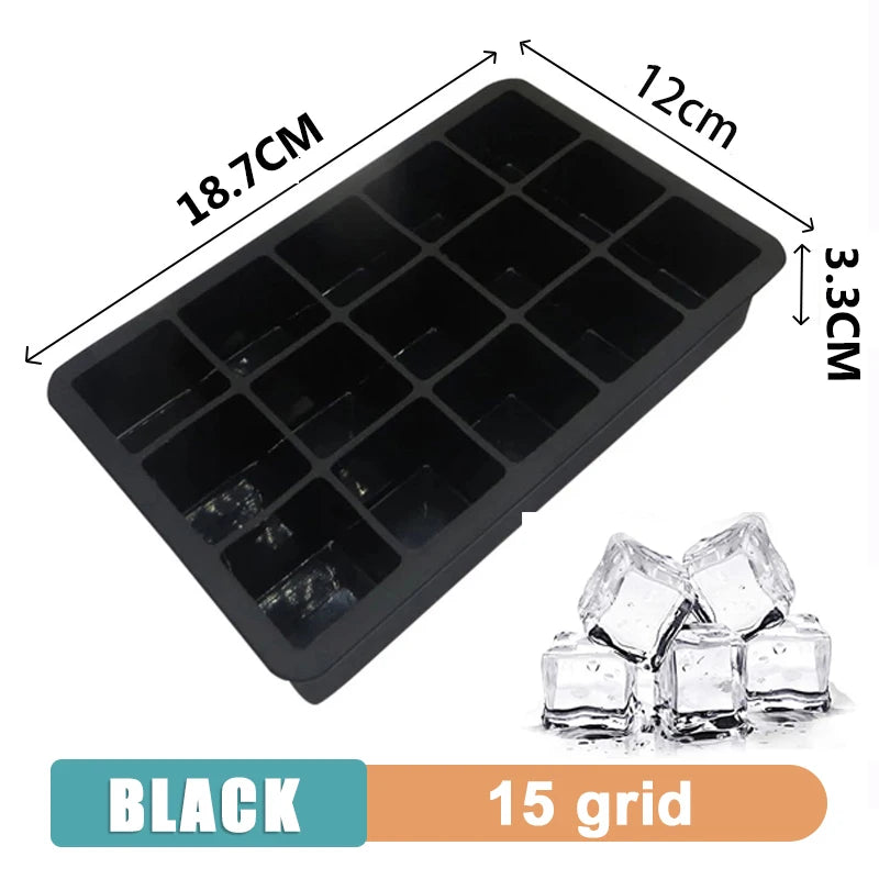 Moule à glaçons géant silicone — Grandes formes carrées