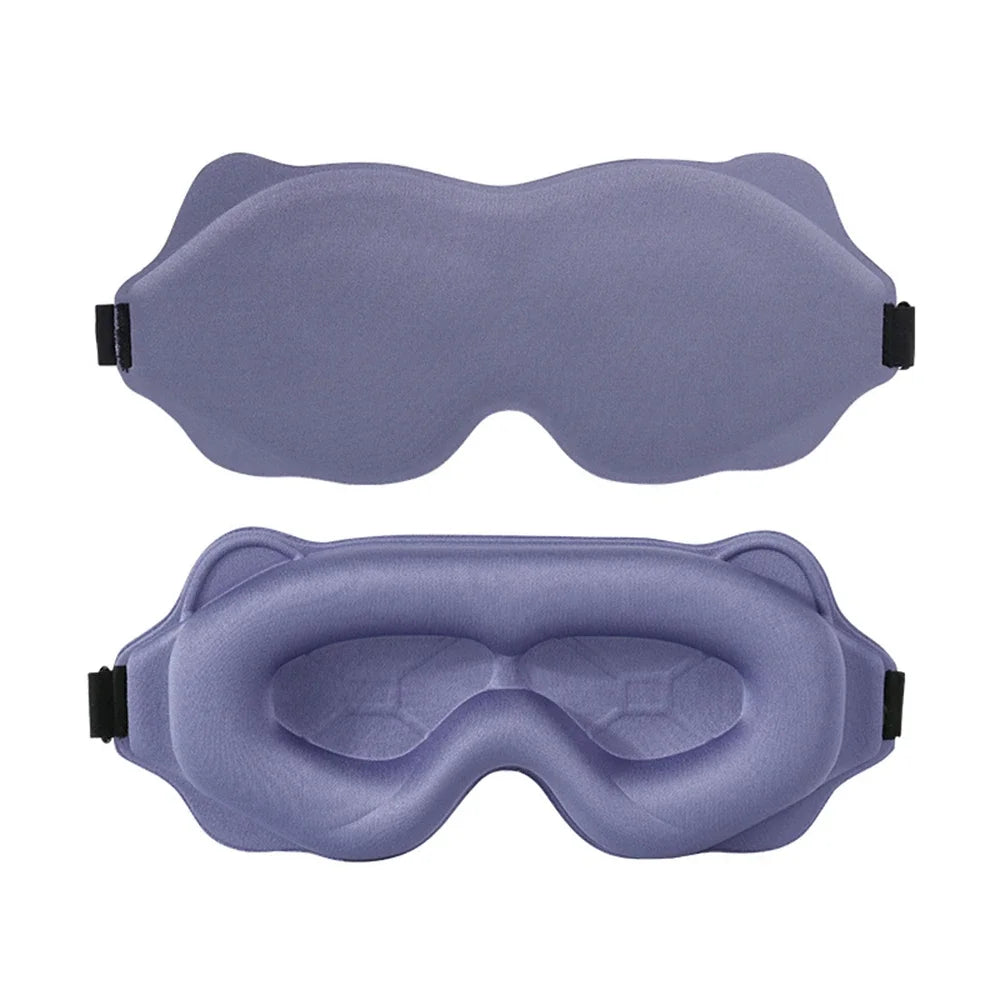 Masque de Nuit 3D Rembourré Anti-Lumière — 5 Coloris