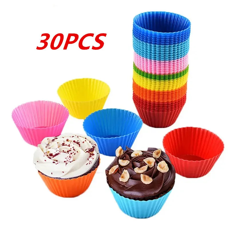 Moules Silicone Ronds & Cœurs — Chocolats, Glaçons & Déco Pâtisserie
