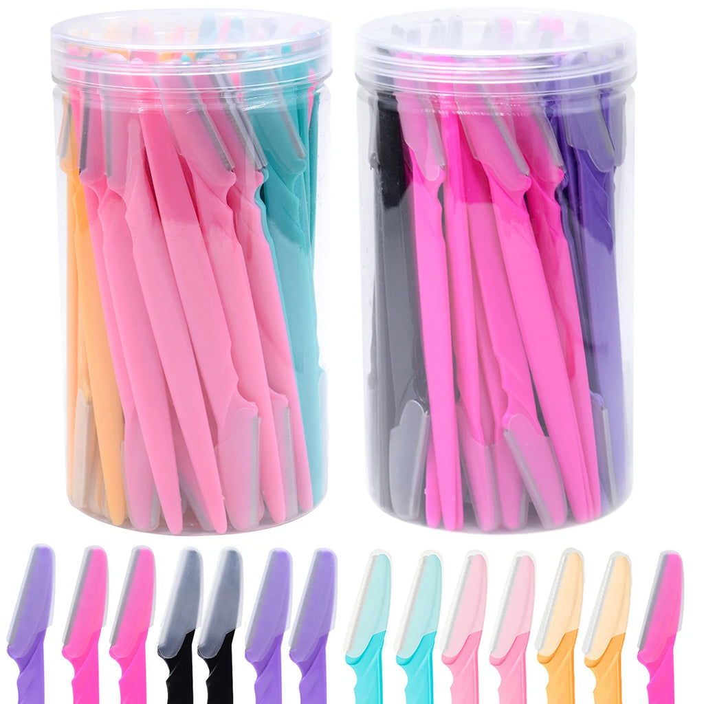 Rasoir Sourcils Femme — Lames de Dermaplanage, Lot de 10, 30 ou 40
