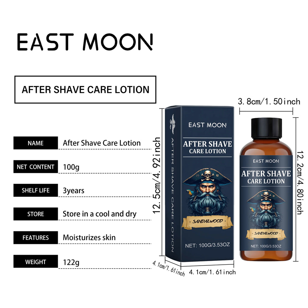 Baume Après-Rasage East Moon — Hydratant Apaisant Homme
