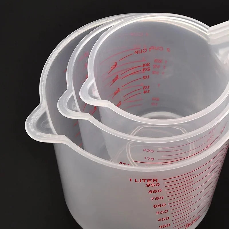 Set 3 Verres Doseurs 250/500/1000ml — Pâtisserie & Cuisine