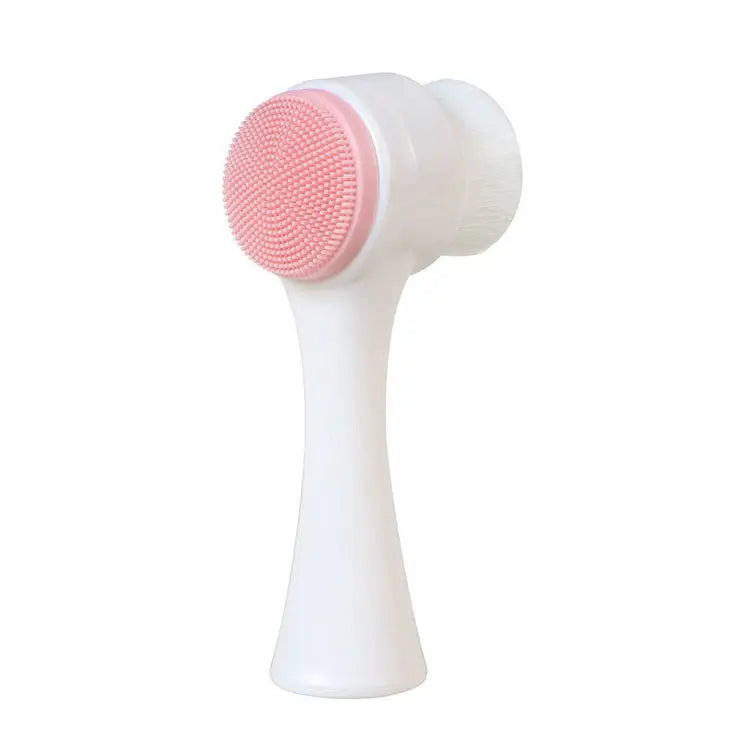 Brosse Nettoyante Visage Silicone — Double Face, Exfoliante