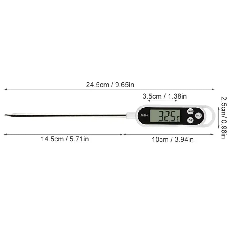 Thermomètre Cuisine Numérique Sonde Rigide TP300