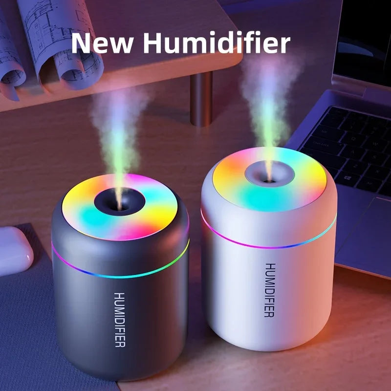 Humidificateur Mini USB 180ml LED — Chambre & Voiture