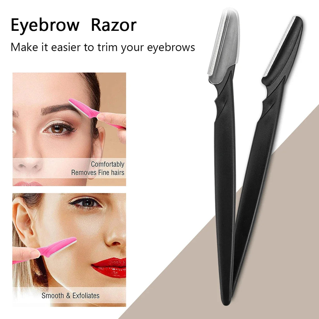 Rasoir Sourcils Femme — Lames de Dermaplanage, Lot de 10, 30 ou 40