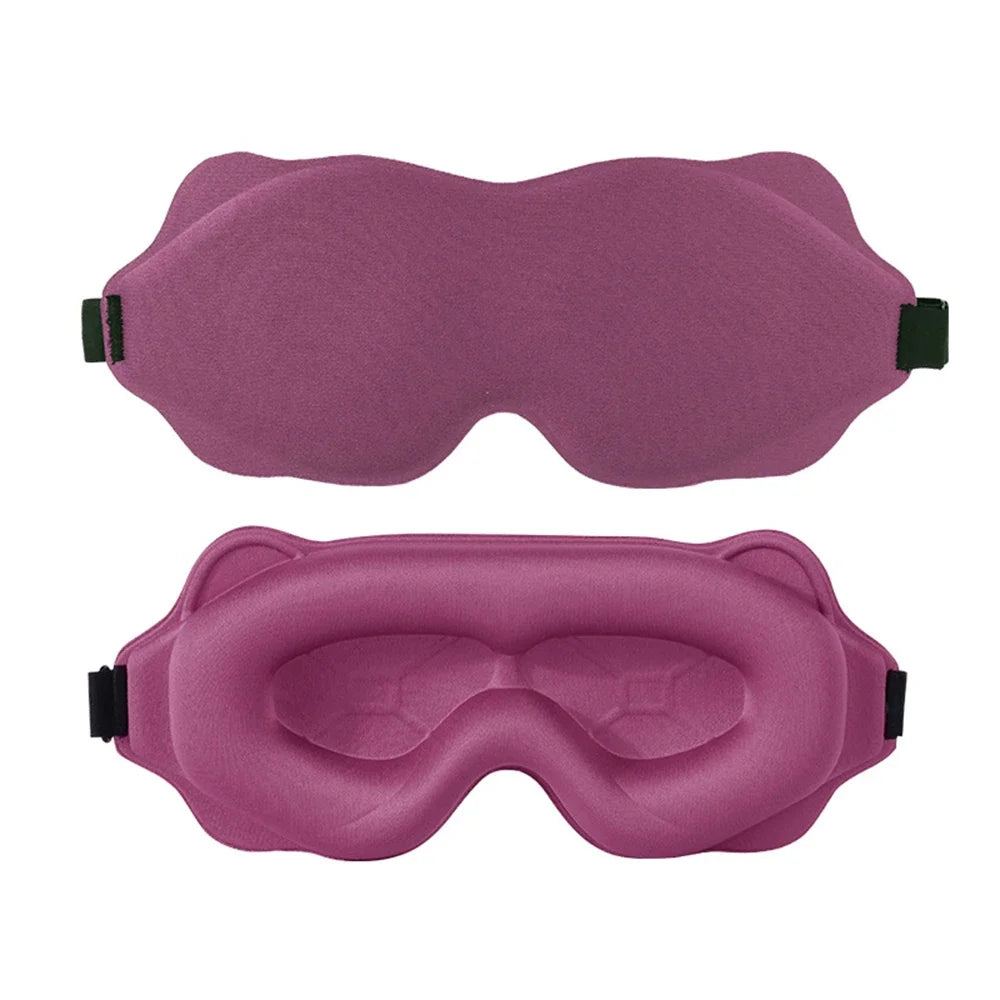 Masque de Nuit 3D Rembourré Anti-Lumière — 5 Coloris