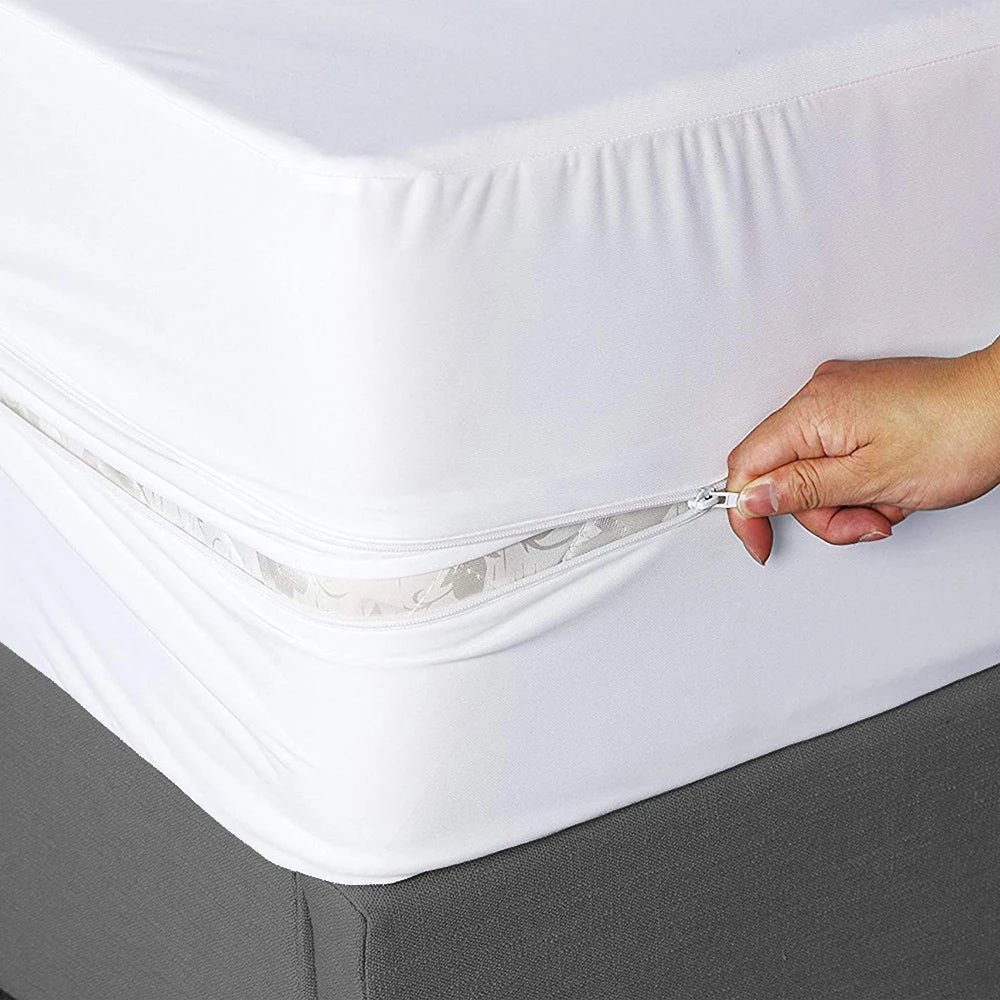 Protège-Matelas 6 Faces Fermeture Éclair — Anti-Acariens