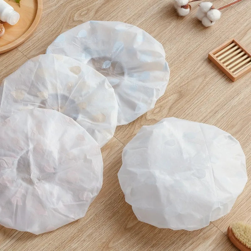 Bonnet de Douche Réutilisable — Imperméable, Taille Universelle