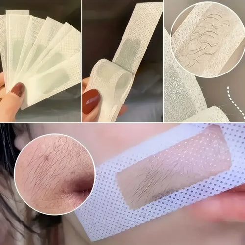 Bandes de Cire Épilation — Sans Douleur, Visage & Corps
