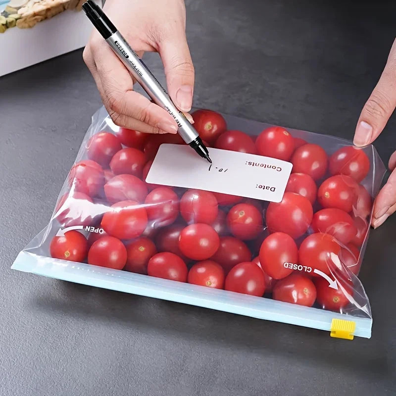 Sacs Zip Réutilisables 45pcs — Conservation & Rangement