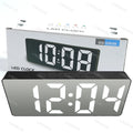 Réveil Digital LED Miroir — Chambre Bureau