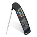 Thermomètre Cuisine Sonde Pliable — Lecture Instantanée LCD