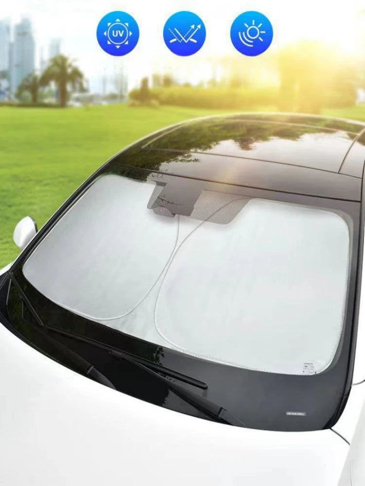 Pare-Soleil Voiture Pliable — Protection UV Pare-brise