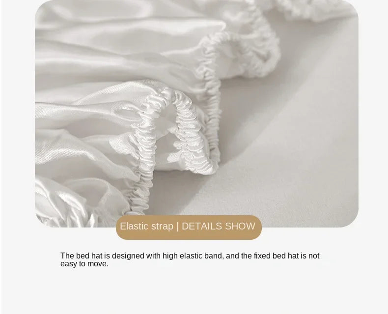 Drap Housse Satin Rayon — Style Hôtel Multi-Tailles