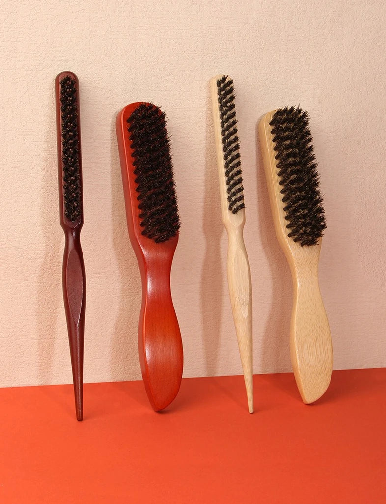 Set Brosse & Peigne Barbe Poils Naturels — Soin Barbe Homme