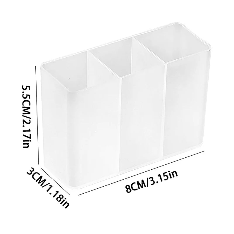 Organisateur Mural 3 Grilles Miroir — Rangement Cosmétiques Sans Perçage