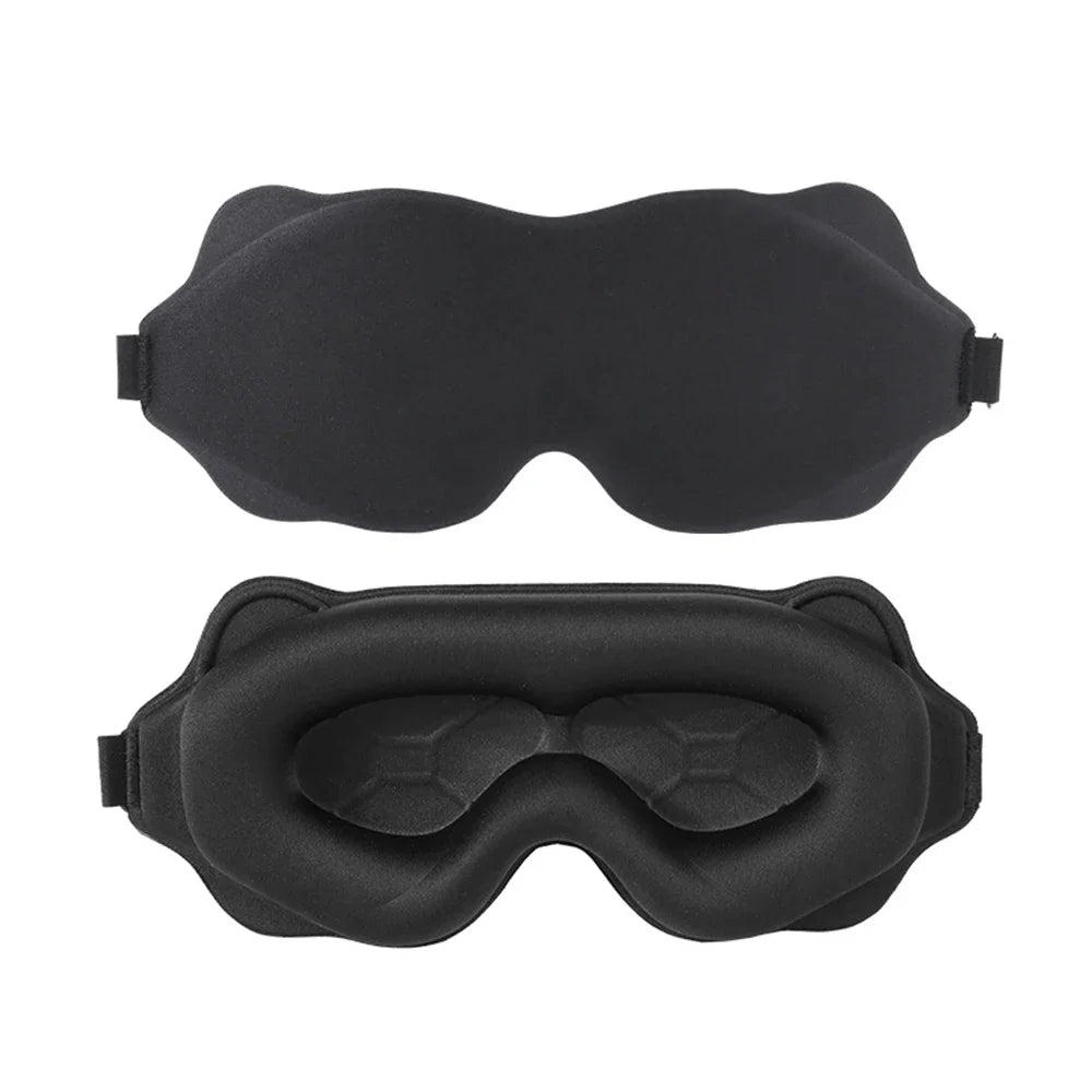 Masque de Nuit 3D Rembourré Anti-Lumière — 5 Coloris