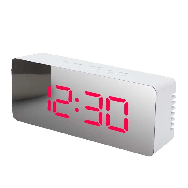 Réveil Digital LED Température — Chambre Bureau