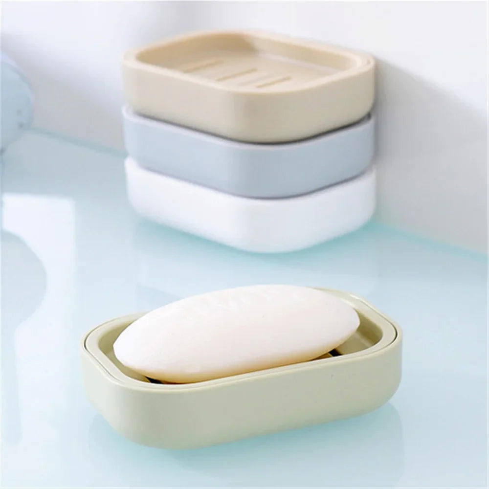 Porte-Savon Plastique — Drainage, Rangement Salle de Bain