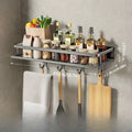 Rack Mural Cuisine Multifonction — Épices & Ustensiles