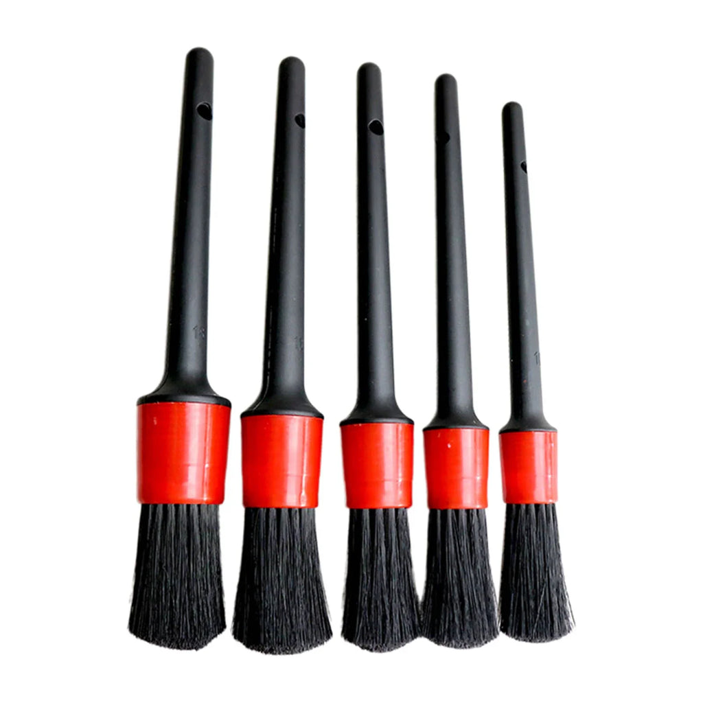 Kit Brosses Nettoyage Voiture 5pcs — Détailing Intérieur & Jantes