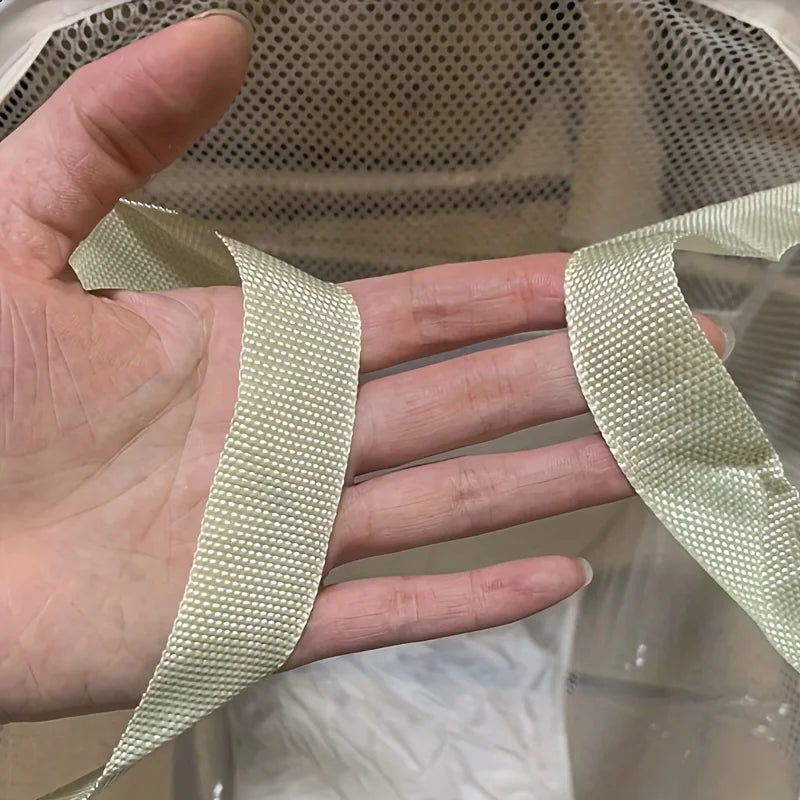 Panier de Rangement Grande Capacité Tissu Transparent