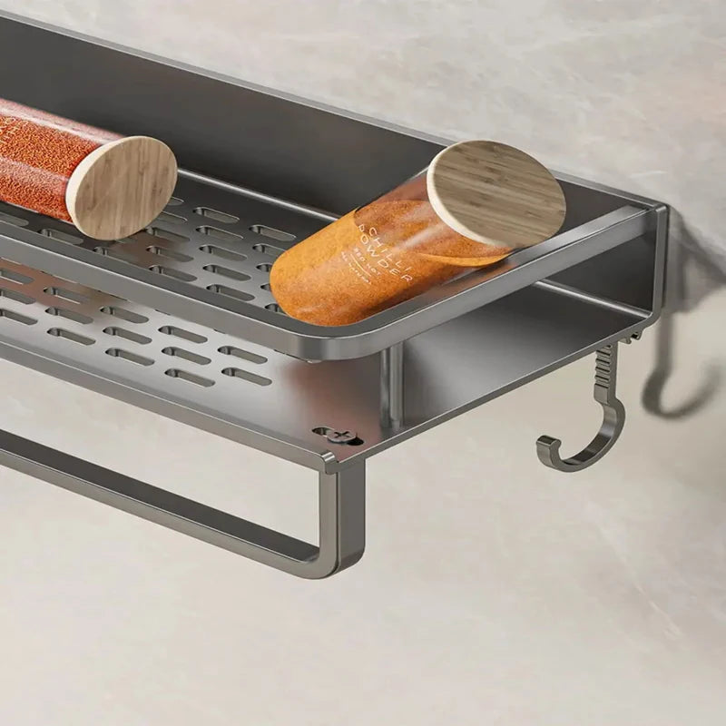 Rack Mural Cuisine Multifonction — Épices & Ustensiles