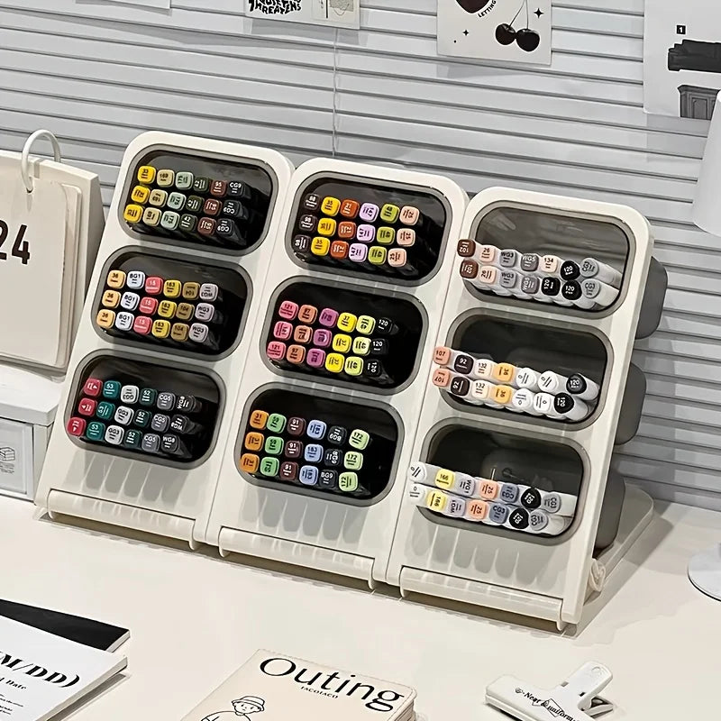 Organisateur Bureau Grand Format Blanc
