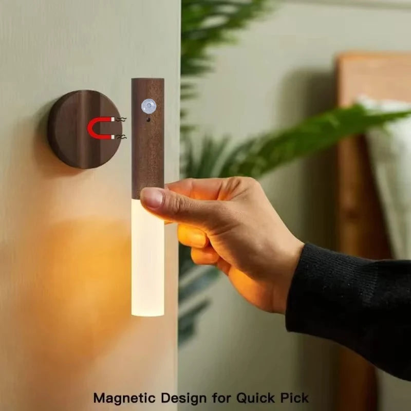 Veilleuse LED USB Rechargeable Magnétique Détecteur