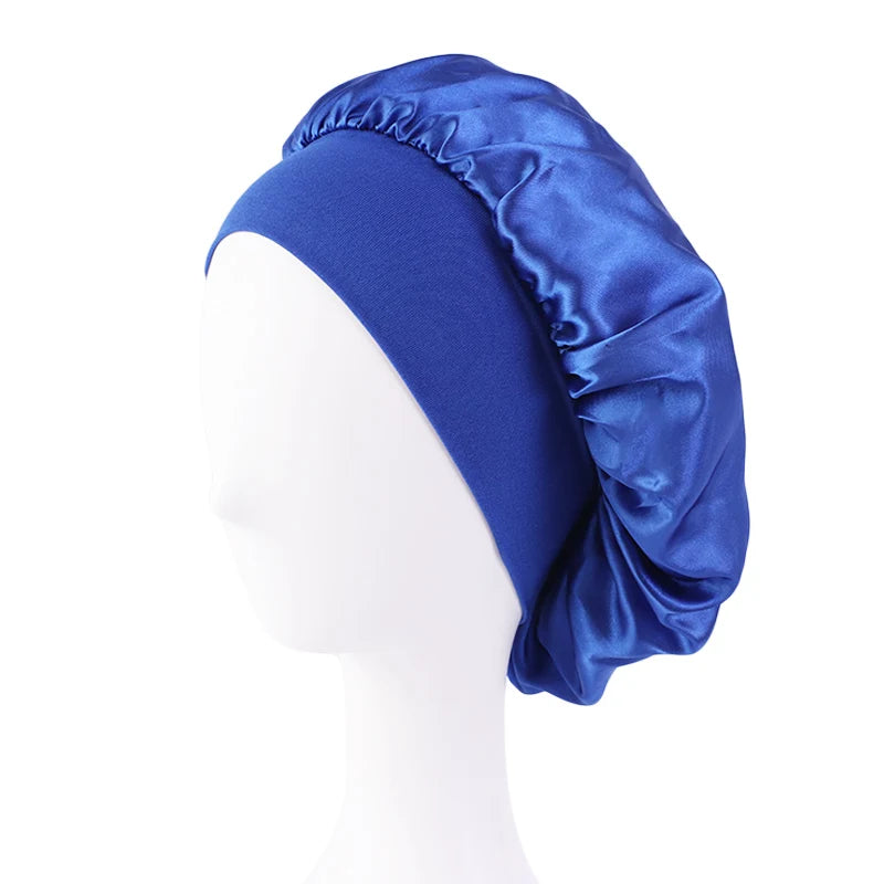 Bonnet de nuit en satin — Protection cheveux afro, tresses & locks
