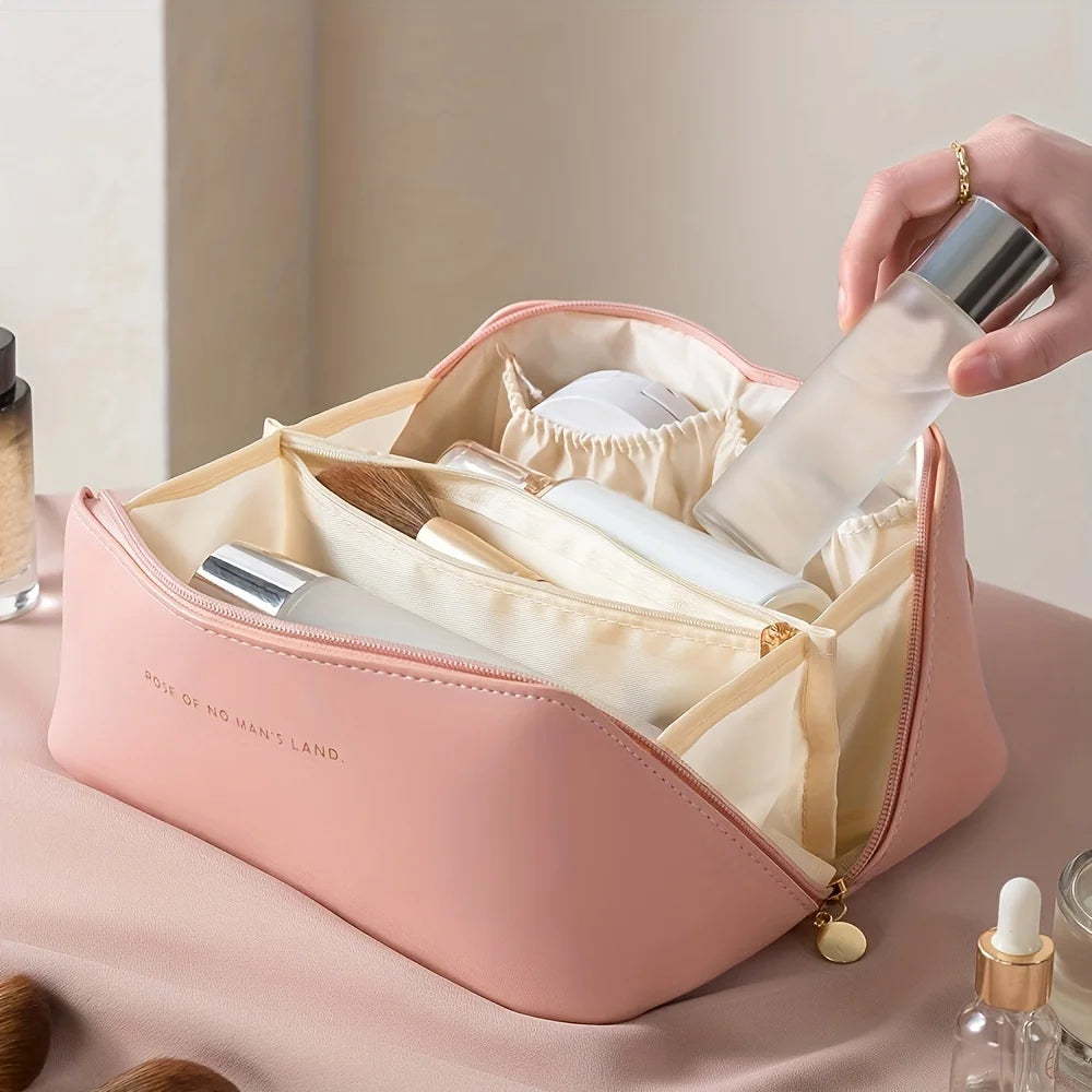 Trousse de toilette femme — Grande capacité, rangement maquillage & voyage