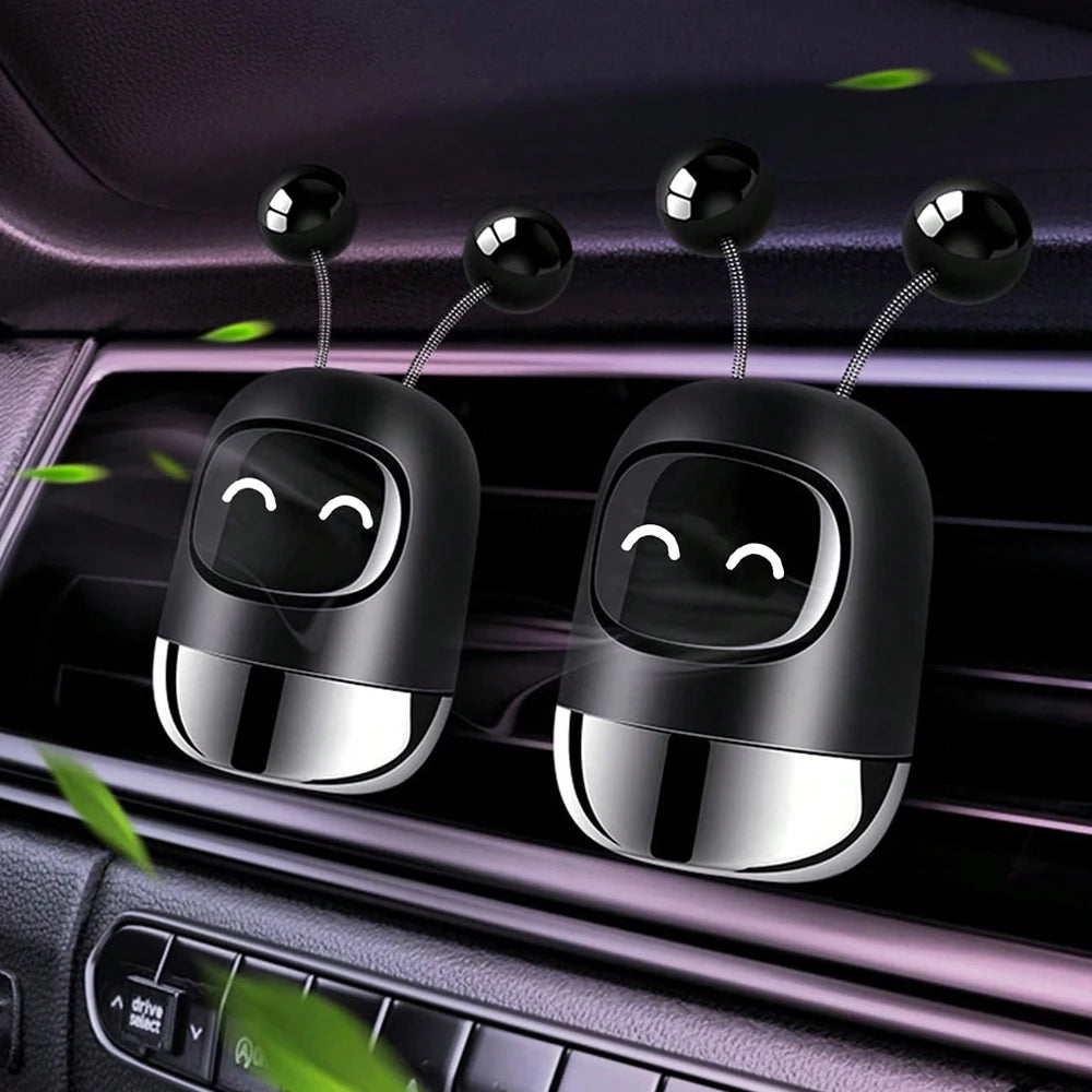 Désodorisant Voiture Robot — Diffuseur Grille d'Aération