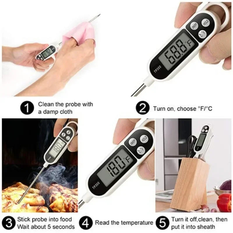 Thermomètre Cuisine Numérique Sonde Rigide TP300