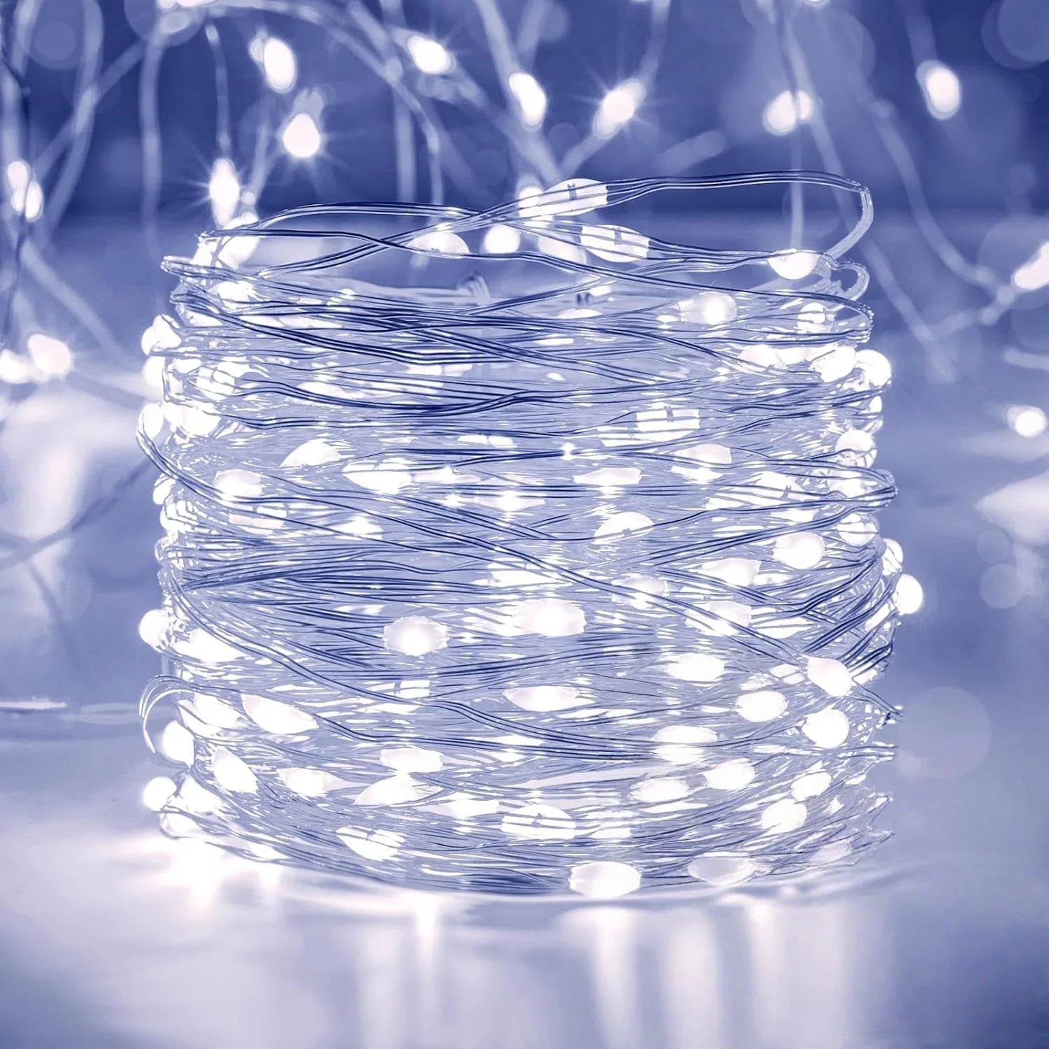 Guirlande Lumineuse LED à Piles — Fil de Cuivre, Déco Salon & Chambre