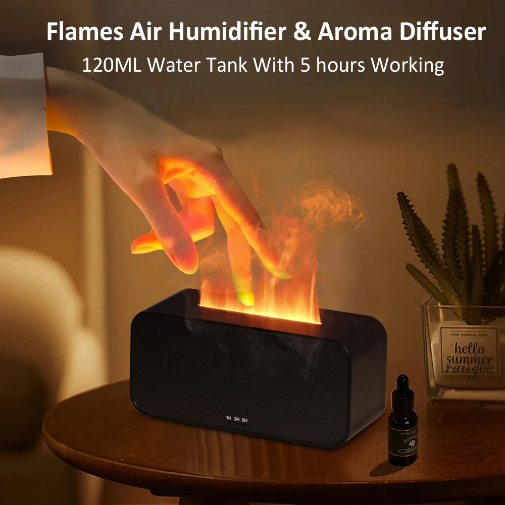 Humidificateur Mini Flamme LED — Diffuseur Arômes