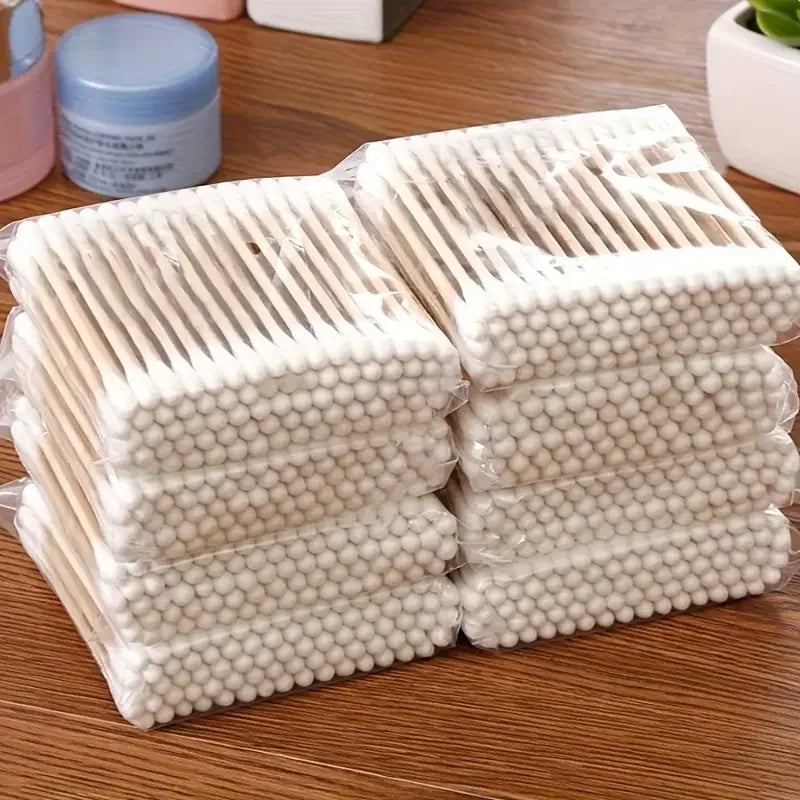 Cotons-tiges bambou biodégradables — Lot de 500